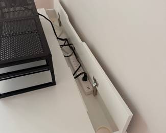 F1 - $125. IKEA Alex Desk. Measures 52" x 23" x 30" tall. Excellent Condition. 