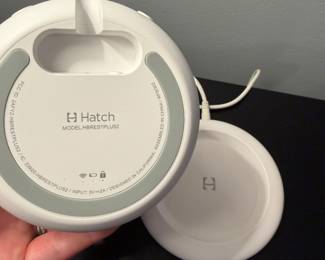 F97 - $40. Hatch Model HBRESTPLUS2. All-in-one smart sleep assistant, nightlight, and sound machine designed for babies and toddlers. 
