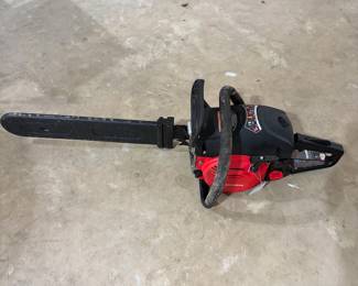 F54 - $80. Craftsman Chain Saw 42cc. Gas 2 cycle. Untested. 18" bar. 