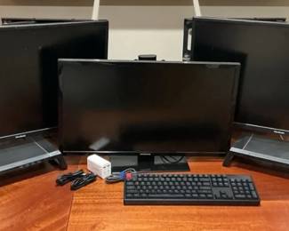 Computer Monitors Keyboard