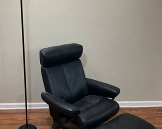 Ekornes Chair Leg Rest Torchiere Lamp