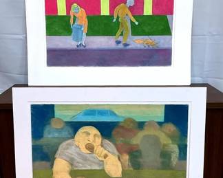 Barbara Schreiber Pastel Modernist Style