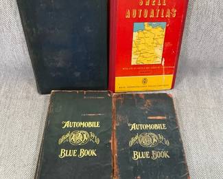 1910 Official Automobile Travel Blue Book Friends