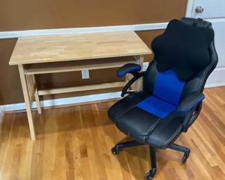 Office Chair And Wooden Desk