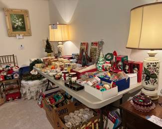 Vintage Christmas bedroom