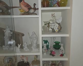 Crackle glass, music boxes