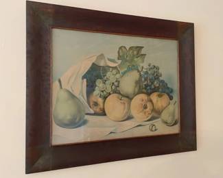 Vintage Still Life Framed Print In Pleasing Muted Tones