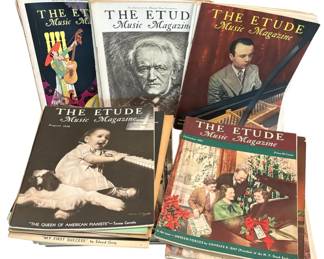 1930s The Etude Magazines