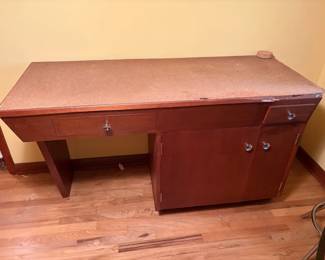 MidCentury Wood Sewing Cabinettable