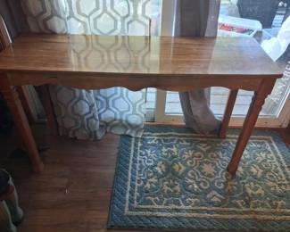 great sofa table!