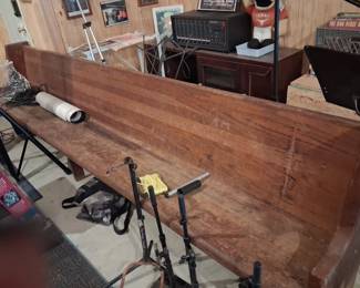 Long church pew! (about 12 feet long)