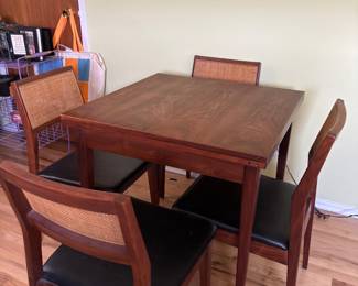 Mcm Hibriten  dining table & 4 chairs  and extended table