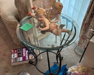 Antique children ceramic figures 