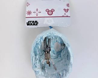 Lot 150 Lot 150 Disney Sketchbook Ornament 2021 Luke Skywalker Wampa SW Empire Strikes Back