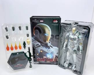 S Lot #118 - ZD Toys Infinity Saga, IRON MAN - Mark 1906-39 “Gemini” Action Figure 1/10 Scale