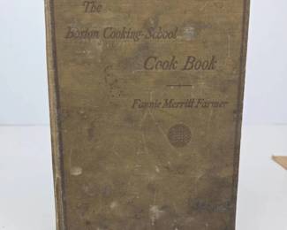 Lot 178 Lot 178 Antique 1924 The Boston CookingSchool Cook Book by Fannie Merritt Farmer Hardco
