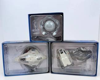 Lot 163 S Lot 163 Star Trek DieCast Replica Models Eymorg Ion Drive Ship Shuttlecraft Goddard