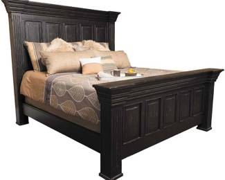 Lot 036 Lot 36 Nero Lupo Isabella King Size Bed Frame