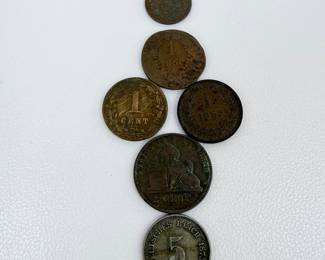 Lot #97 - Various Antique European Coins 1860-1885