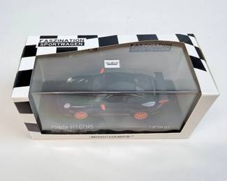 S Lot #92 - MINICHAMPS 1/64 Porsche 911 GT3 RS Diecast Model Orange Black 1/504 #403 066012 - 4”