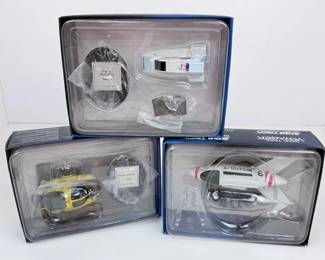Lot 155 S Lot 155 Set of Three Diecast Model Star Trek Vehicle Toys Sphinx Workpod Shuttle Con
