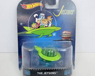 S Lot #154 - Hot Wheels Premium Retro Entertainment The Jetsons Capsule Car 1:64 scale 2017 2.5”