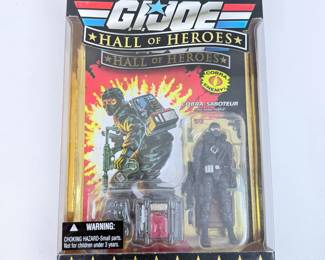 S Lot #88 - GI Joe 25th Anniversary Hall of Heroes ‘Cobra Saboteur’ Action Figure #90191 4”