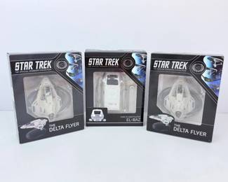 Lot 084 S Lot 84 Star Trek Official Starships Collection Delta Flyer and Type 15 Shuttlepod ELB