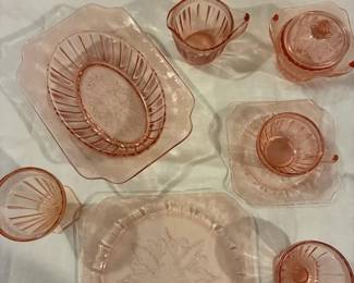 'Adam' depression glassware (Jeanette Glass Co.)