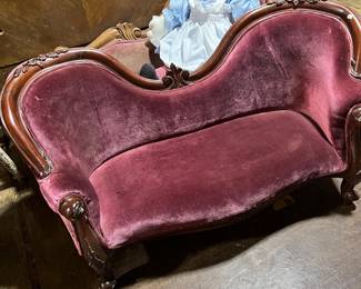 Victorian doll couches