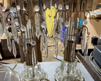 Waterfall boudoir lamps
