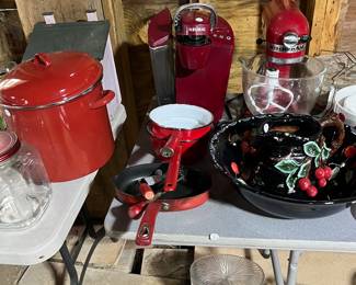 Red Kitchenware