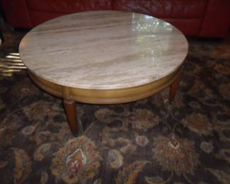 Marble round Coffee table