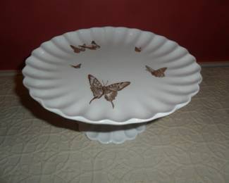 Lenox Golden Butterfly Pedestal Cake Plate