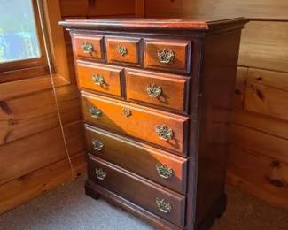 Traditional Wooden Tallboy Chest of Drawers BBR2JS