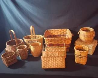 Woven BasketsPenobscot Indian  Handmade LKD