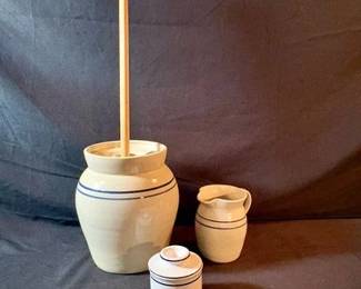 HandTurned Stoneware Kitchen Set Ft. Paul Storie Pottery KSSF
