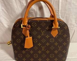 Louis Vuitton Monogram Alma Handbag with Dust Bag PBC1KA