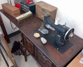 Vintage sewing machine