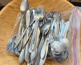 Mixed Assortment of Silverplate Flatware