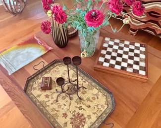 Marble and Wood Chessboard second image