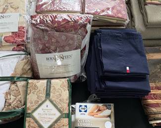 Assorted Luxury Bed Linens and Apparel Collection with Waterford and Royal Sateen second image