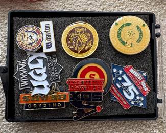 Collection of Vintage Sports and Institutional Commemorative Enamel Pins