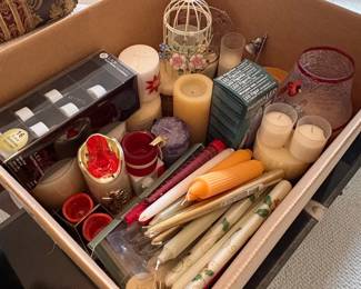 Assorted Decorative Candle and Home Decor Lot