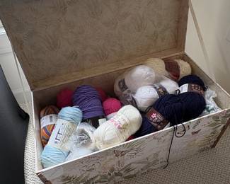 Large Collection of Assorted Craft Yarn and Fabric sixth image