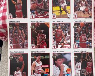 Chicago Bulls NBA Hoops Promotional Sheet Osco Drug Kodak second image