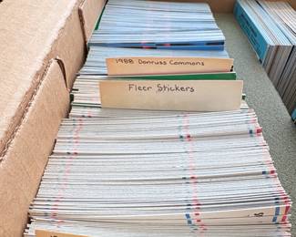 Baseball Card Collection Fleer, Donruss, Topps, Score second image