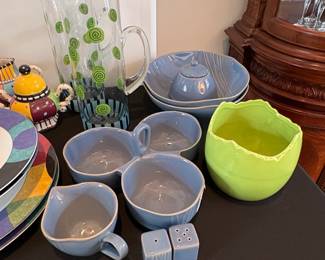 Assorted MidCentury Modern Ceramic and Glass Tableware Collection