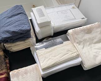 Assorted Luxury Bed Linens and Apparel Collection with Waterford and Royal Sateen third image