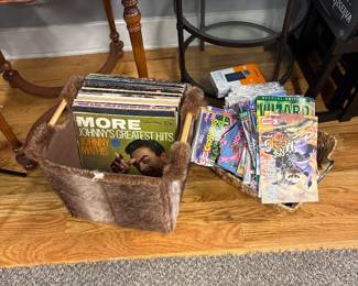 Records and Comic Books